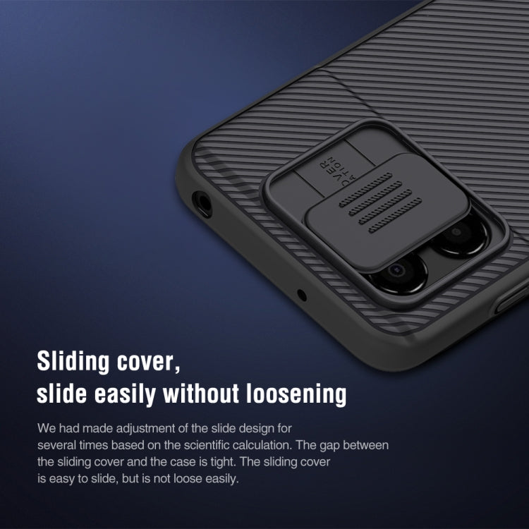 For Xiaomi Poco M4 5G NILLKIN Black Mirror Series Camshield PC Phone Case(Black) - Xiaomi Cases by NILLKIN | Online Shopping UK | buy2fix