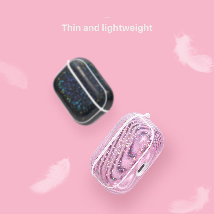 NIILLKIN Anti-fall PU + TPU Shining Protection Glitter Case for AirPods Pro(Pink) - For AirPods Pro by NILLKIN | Online Shopping UK | buy2fix
