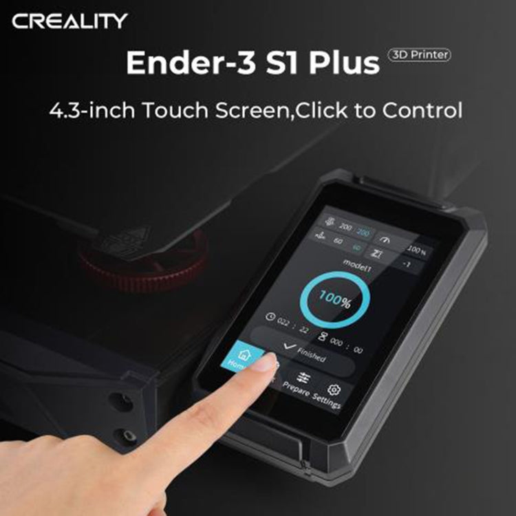 Creality Ender-3 S1 Plus Full-metal Dual-gear Larger-size 3D Printer EU Plug - Consumer Electronics by Creality | Online Shopping UK | buy2fix