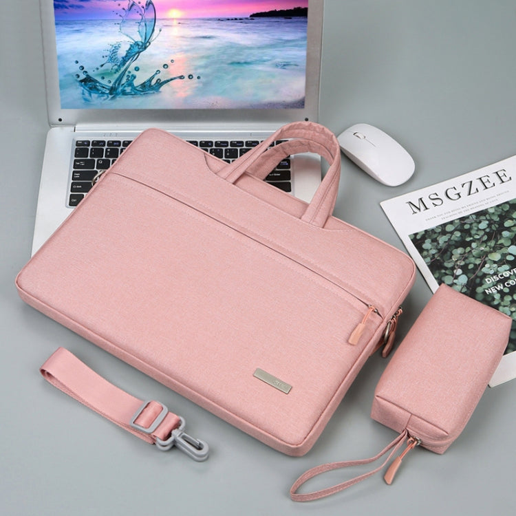 Handbag Laptop Bag Inner Bag with Shoulder Strap/Power Bag, Size:14 inch(Pink) - Other by buy2fix | Online Shopping UK | buy2fix