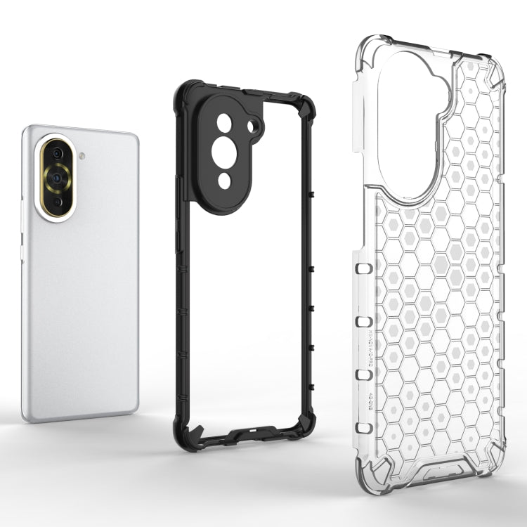 For Huawei nova 10 Pro 4G Shockproof Honeycomb PC + TPU Phone Case(Grey) - Mobile Accessories by buy2fix | Online Shopping UK | buy2fix