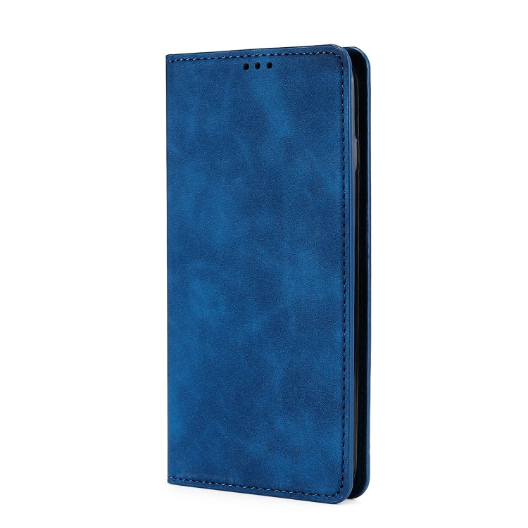 For Huawei nova 10 Skin Feel Magnetic Horizontal Flip Leather Phone Case(Blue) - Huawei Cases by buy2fix | Online Shopping UK | buy2fix