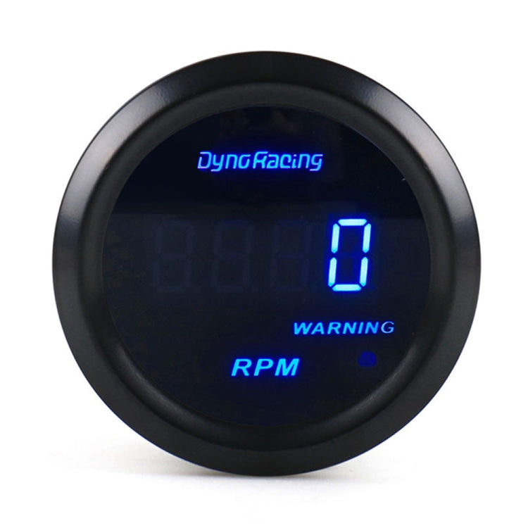 Car Modified 12V Universal 52mm Blue Light Digital Display Meter, Style:Tachometer - In Car by buy2fix | Online Shopping UK | buy2fix