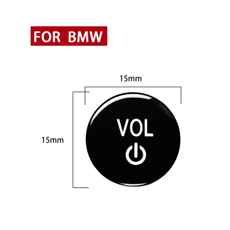 Car Audio Volume Button for BMW X7 G07 2019+, Left and Right Drive(Black) - In Car by buy2fix | Online Shopping UK | buy2fix