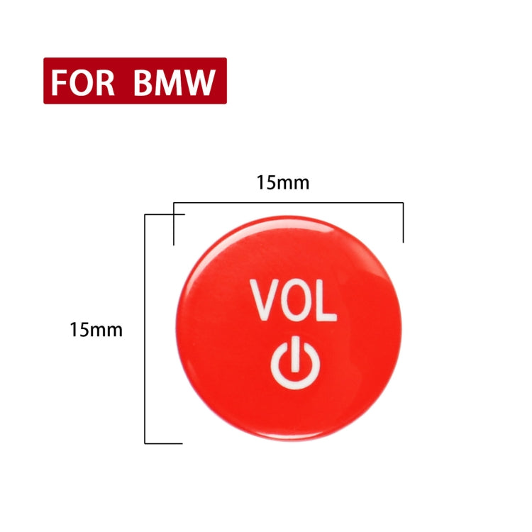 Car Audio Volume Button for BMW X7 G07 2019+, Left and Right Drive(Red) - In Car by buy2fix | Online Shopping UK | buy2fix