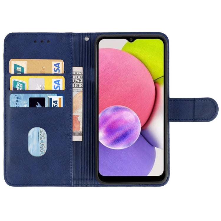 For Samsung Galaxy A04s / A13 5G Leather Phone Case(Blue) - Galaxy Phone Cases by buy2fix | Online Shopping UK | buy2fix