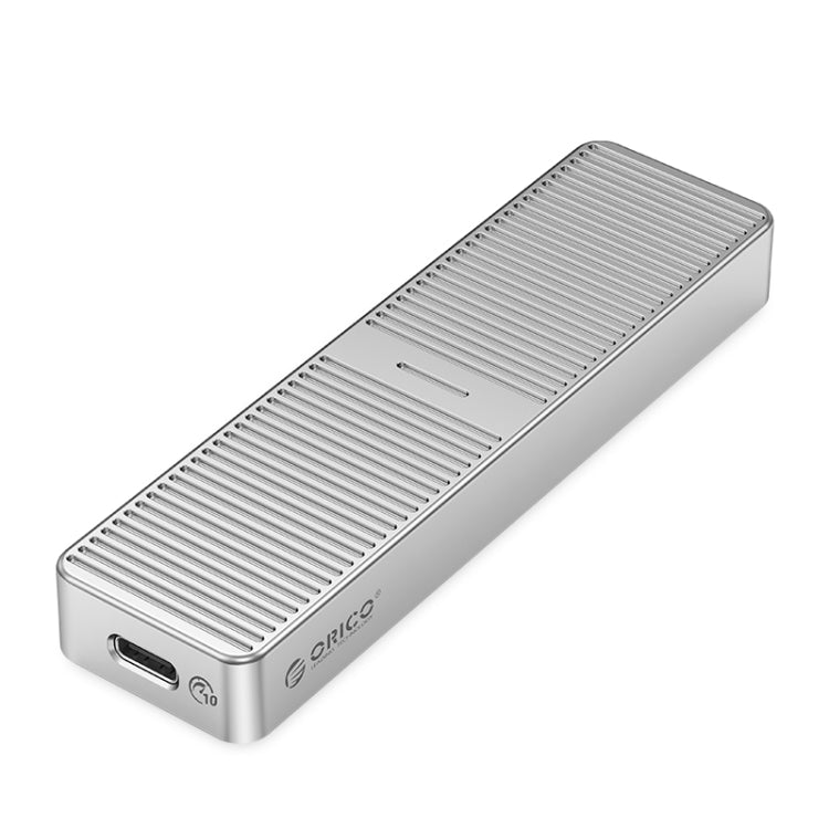 ORICO FV25C3-G2-SV 10Gbps USB3.2 Gen2 Type-C M.2 NVMe/NGFF(SATA) Dual Protocol SSD Enclosure(Silver) - External Hard Drives by ORICO | Online Shopping UK | buy2fix