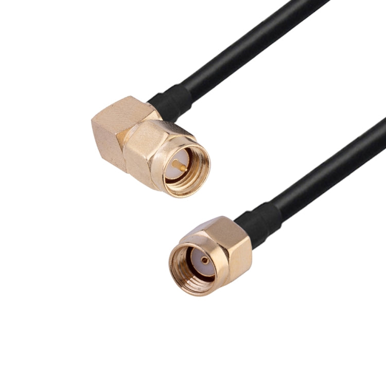 SMA Male Elbow to PR-SMA Male RG174 RF Coaxial Adapter Cable, Length: 10cm - Connectors by buy2fix | Online Shopping UK | buy2fix