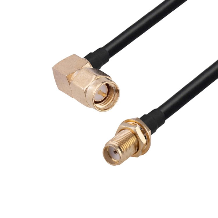 SMA Male Elbow to SMA Female RG174 RF Coaxial Adapter Cable, Length: 20cm - Connectors by buy2fix | Online Shopping UK | buy2fix