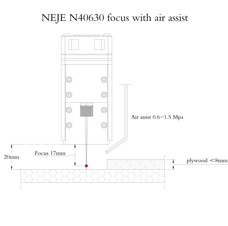 NEJE MASTER 3 Plus Laser Engraver with N40630 Laser Module(US Plug) - DIY Engraving Machines by NEJE | Online Shopping UK | buy2fix