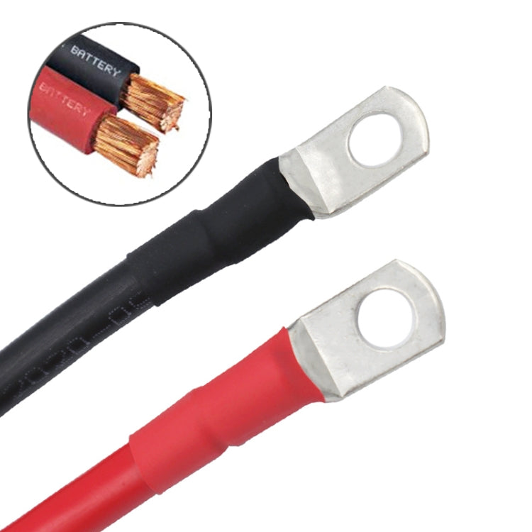 10AWG 6-5 Car 50cm Red + Black Pure Copper Battery Inverter Cable - In Car by buy2fix | Online Shopping UK | buy2fix