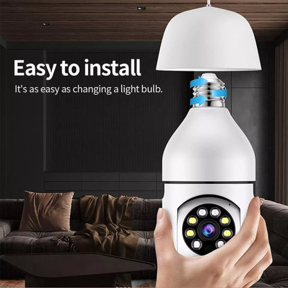 A6 2MP HD Light Bulb WiFi Camera Support Motion Detection/Two-way Audio/Night Vision/TF Card - Security by buy2fix | Online Shopping UK | buy2fix