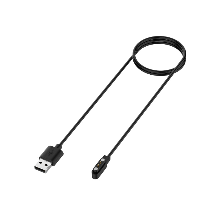 For Realme Watch 3 Magnetic Cradle Charger USB Charging Cable, Lenght: 1m(Black) - Smart Wear by buy2fix | Online Shopping UK | buy2fix