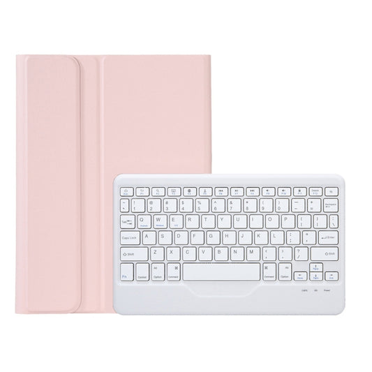 AM18-B Bluetooth Keyboard Leather Case For Lenovo XiaoXin Pad Pro 2022 11.2 inch(Pink) - Lenovo Keyboard by buy2fix | Online Shopping UK | buy2fix