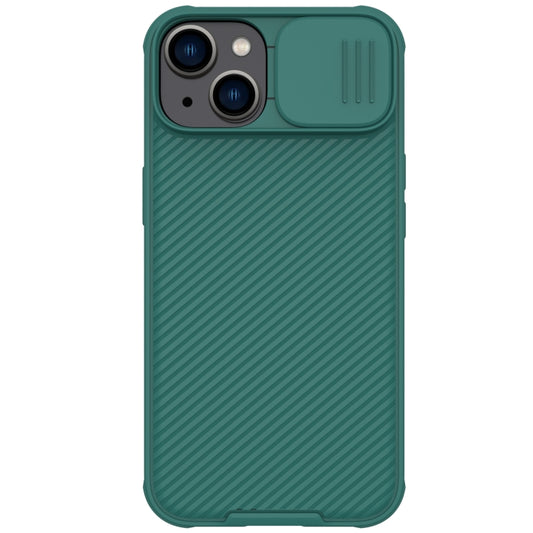 For iPhone 14 Plus  NILLKIN CamShield Pro Protective Phone Case(Green) - iPhone 14 Plus Cases by NILLKIN | Online Shopping UK | buy2fix