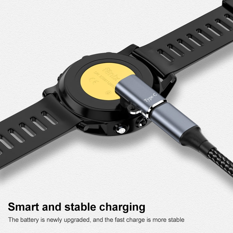 For Garmin Watch Charging Adapter, Interface:Micro USB 90 Elbow - Smart Wear by buy2fix | Online Shopping UK | buy2fix