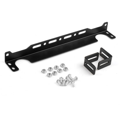 British 330mm Car Engine Oil Cooler Mounting Bracket Kit(Black) - In Car by buy2fix | Online Shopping UK | buy2fix