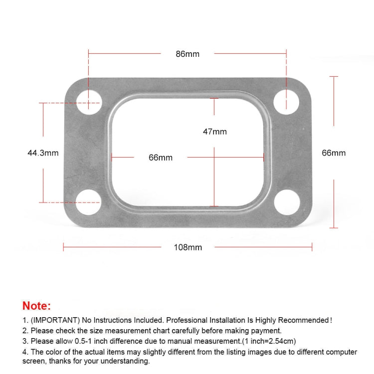 Car T3 Turbo Turbocharger Turbine Inlet Manifold Flange Gasket - Others by buy2fix | Online Shopping UK | buy2fix