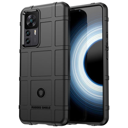 For Xiaomi 12T / Xiaomi 12T Pro / Redmi K50 Ultra Full Coverage Shockproof TPU Phone Case(Black) - Xiaomi Cases by buy2fix | Online Shopping UK | buy2fix