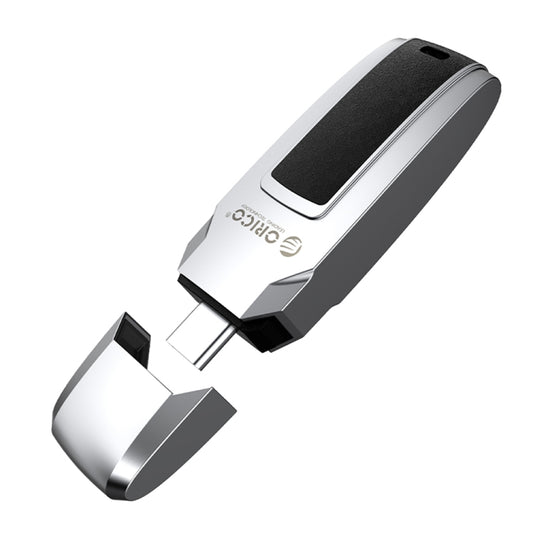 ORICO USB Flash Drive, Read: 260MB/s, Write: 70MB/s, Memory:64GB, Port:Type-C(Silver) - USB Flash Drives by ORICO | Online Shopping UK | buy2fix