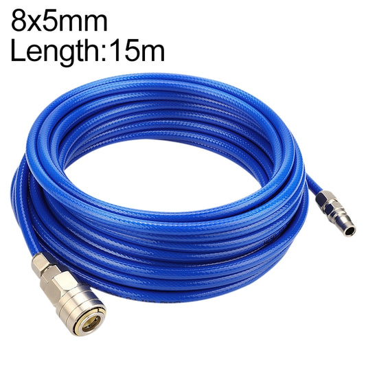 LAIZE High Pressure Flexible Polyurethane Pneumatic Tubing with Connector, Specification:8x5mm, 15m - PU Air Pipe by LAIZE | Online Shopping UK | buy2fix