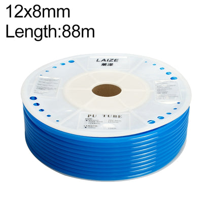 LAIZE Pneumatic Compressor Air Flexible PU Tube, Specification:12x8mm, 88m(Blue) - PU Air Pipe by LAIZE | Online Shopping UK | buy2fix