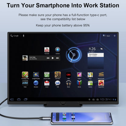 GMK KD4 14 inch HDR 1080P IPS Screen Portable Monitor(US Plug) - LCD Monitors by GMKtec | Online Shopping UK | buy2fix