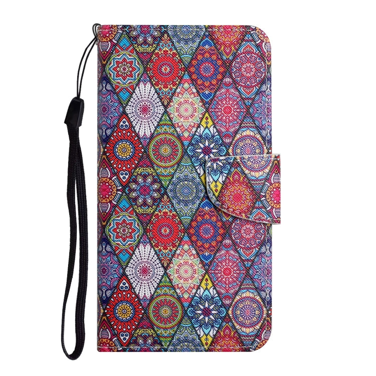 For Xiaomi Redmi A1 Colored Drawing Pattern Leather Phone Case(Diamond Kaleidoscope) - Xiaomi Cases by buy2fix | Online Shopping UK | buy2fix