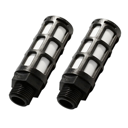 LAIZE Plastic Pneumatic Muffler, Caliber:2 Point(Black) -  by LAIZE | Online Shopping UK | buy2fix