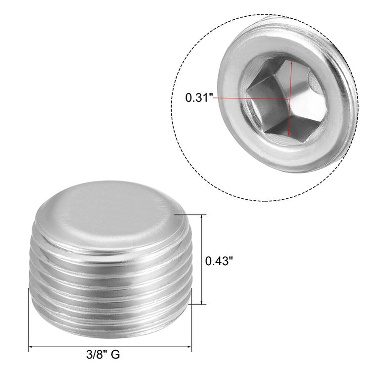 LAIZE 10pcs Iron Plug Connector Accessories, Caliber:1 Point -  by LAIZE | Online Shopping UK | buy2fix