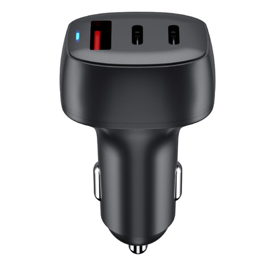 ACC-579 53W USB+ Dual USB-C/Type-C Fast Charge Car Charger(Black) - In Car by buy2fix | Online Shopping UK | buy2fix