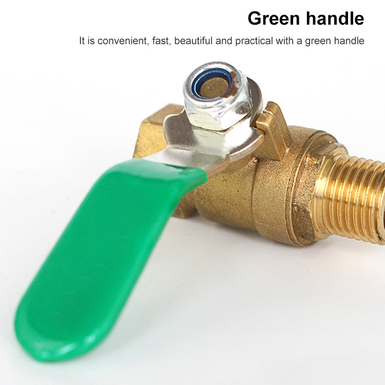 LAIZE Pneumatic Hose Connector Thickened Brass Ball Valve, Size:Inside and Outside 2 Point 3/8 inch -  by LAIZE | Online Shopping UK | buy2fix