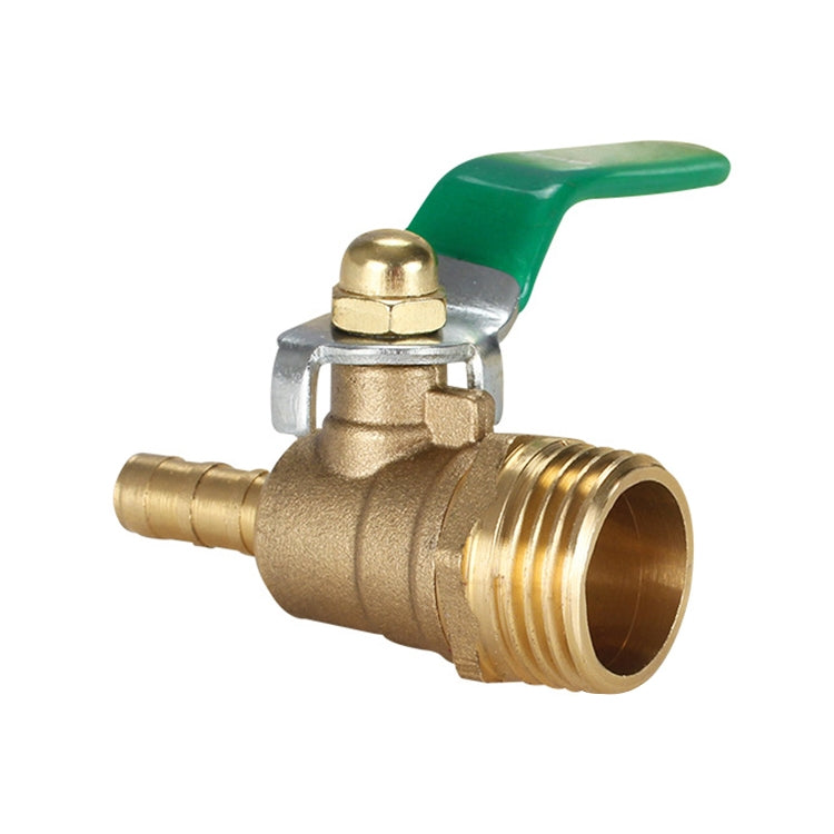 LAIZE Pneumatic Hose Connector Thickened Brass Ball Valve, Size:Outside 3 Point-Barb 10mm -  by LAIZE | Online Shopping UK | buy2fix