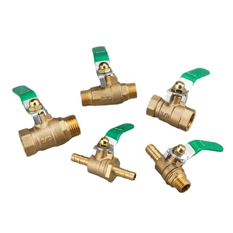 LAIZE Pneumatic Hose Connector Thickened Brass Ball Valve, Size:Outside 3 Point-Barb 10mm -  by LAIZE | Online Shopping UK | buy2fix