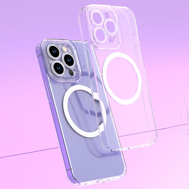 For iPhone 11 Simple Transparent Magsafe Phone Case - iPhone 11 Cases by buy2fix | Online Shopping UK | buy2fix