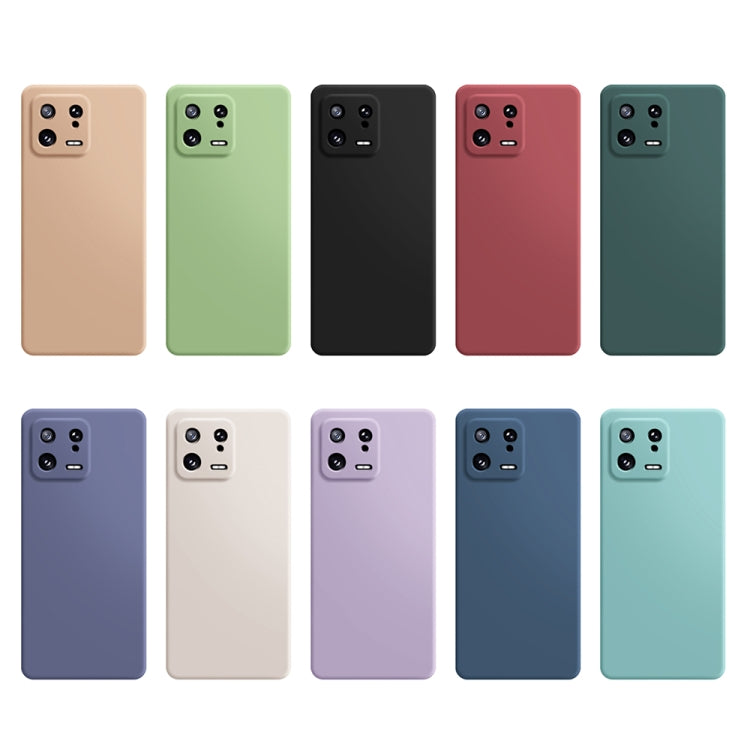 For Xiaomi 13 Imitation Liquid Silicone Phone Case(Grey) - 13 Cases by buy2fix | Online Shopping UK | buy2fix