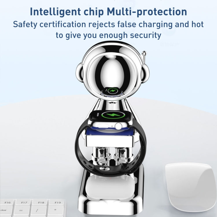 For Watch Intelligent Wireless Charging Holder(Gold) - Smart Wear by buy2fix | Online Shopping UK | buy2fix
