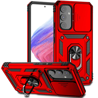 For Samsung Galaxy A54 5G Sliding Camshield Holder Phone Case(Red) - Galaxy Phone Cases by buy2fix | Online Shopping UK | buy2fix