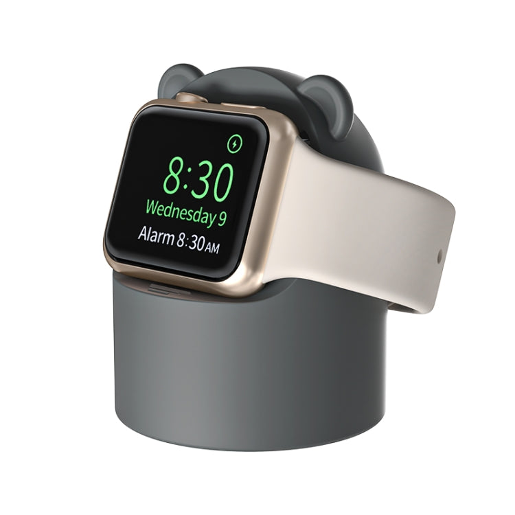 For Apple Watch Smart Watch Silicone Charging Holder without Charger(Grey) - Smart Wear by buy2fix | Online Shopping UK | buy2fix