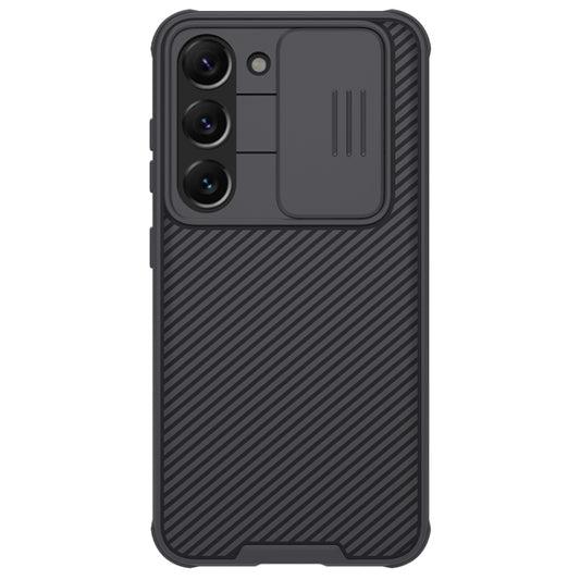 For Samsung Galaxy S23 5G NILLKIN Black Mirror Pro Series Camshield Phone Case(Black) - Galaxy S23 5G Cases by NILLKIN | Online Shopping UK | buy2fix