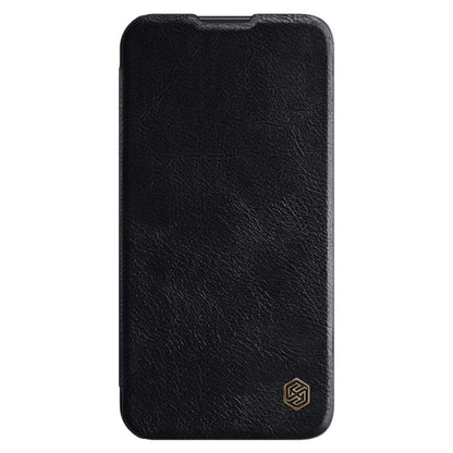 For Samsung Galaxy S23+ 5G NILLKIN QIN Series Pro Sliding Camera Cover Design Leather Phone Case(Black) - Galaxy S23+ 5G Cases by NILLKIN | Online Shopping UK | buy2fix