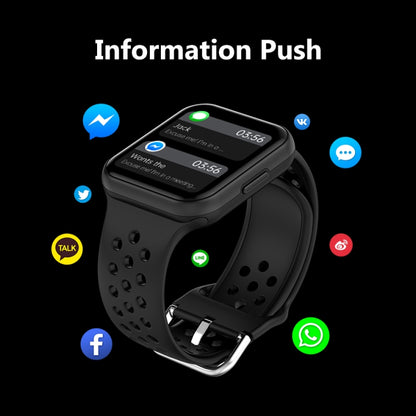 S226 1.72 inch Waterproof Smart Sports Watch Support Heart Rate Monitoring / Blood Pressure Monitoring(Black) - Smart Wear by buy2fix | Online Shopping UK | buy2fix