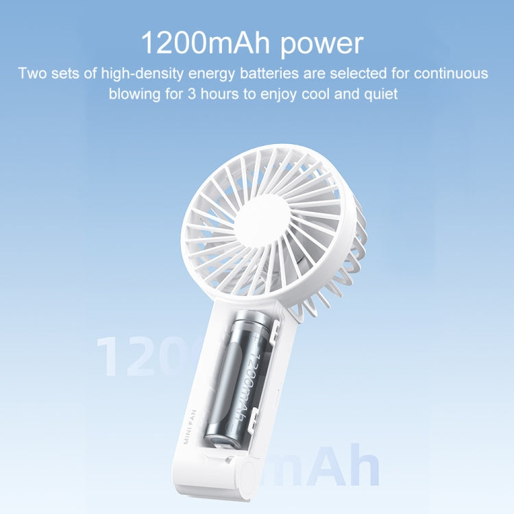 WT-F58 Hanging Neck Handheld Electric Fan(Cream Color) - Consumer Electronics by buy2fix | Online Shopping UK | buy2fix