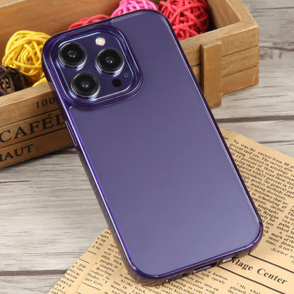 For iPhone 14 Pro GEBEI Acrylic Phone Case (Purple) - iPhone 14 Pro Cases by GEBEI | Online Shopping UK | buy2fix