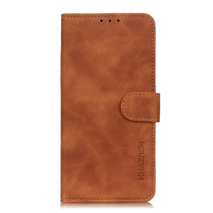 For OnePlus Nord CE 3 Lite KHAZNEH Retro Texture Flip Leather Phone Case(Brown) - OnePlus Cases by buy2fix | Online Shopping UK | buy2fix