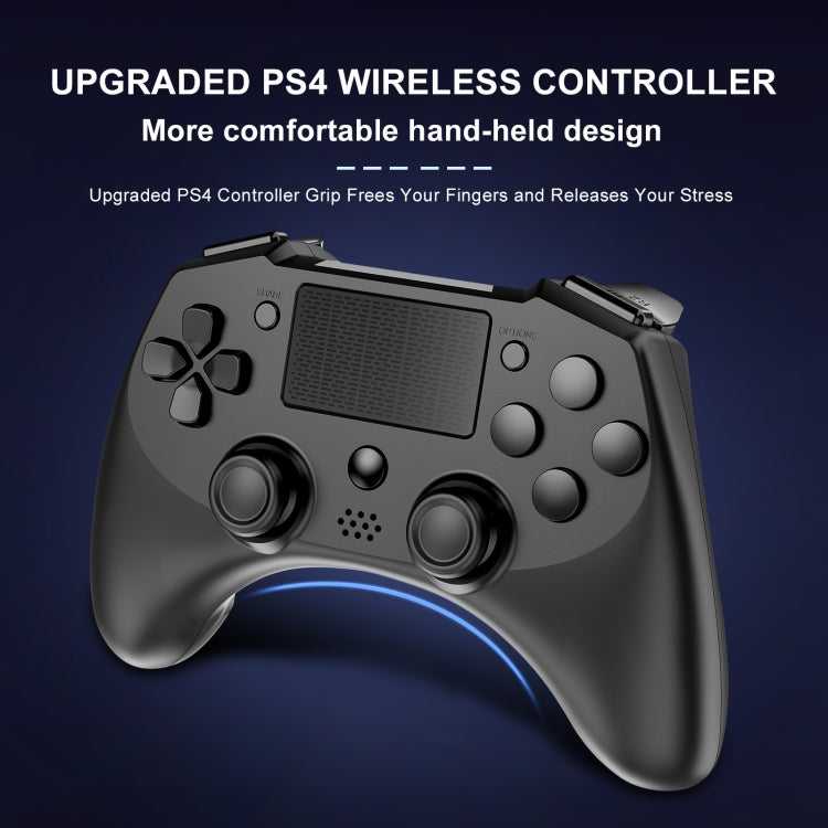 398 Bluetooth 5.0 Wireless Game Controller for PS4 / PC / Android(Black) - Gamepads by buy2fix | Online Shopping UK | buy2fix