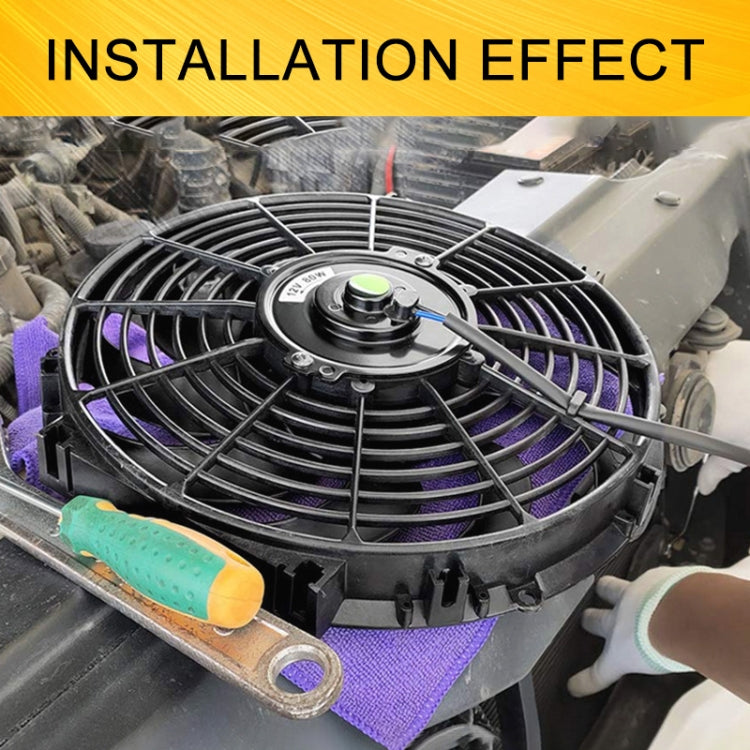 12 inch 12V 80W Car Powerful Transmission Oil Cooling Fan with Mounting Accessorie - In Car by buy2fix | Online Shopping UK | buy2fix