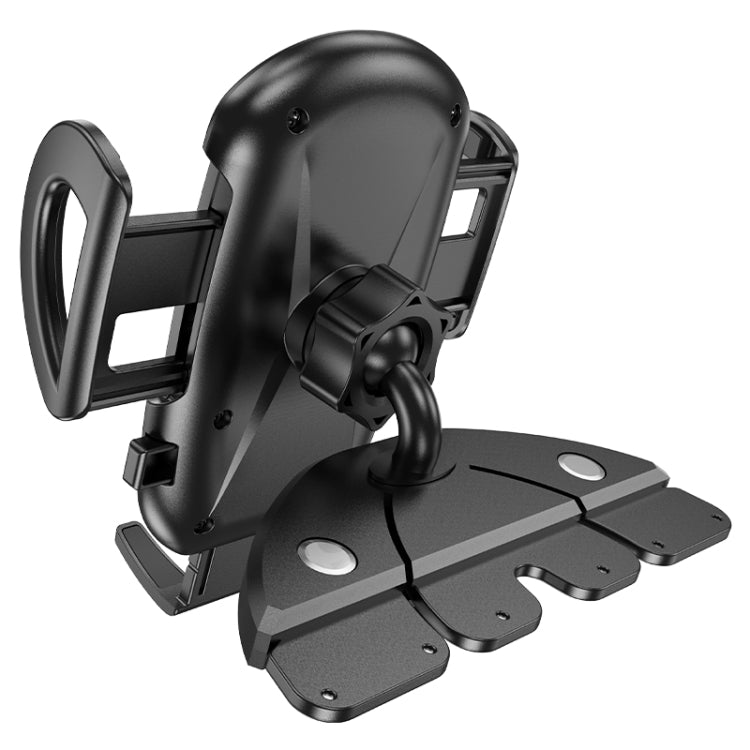 hoco H11 CD Port Push Type Car Holder(Black) - In Car by hoco | Online Shopping UK | buy2fix