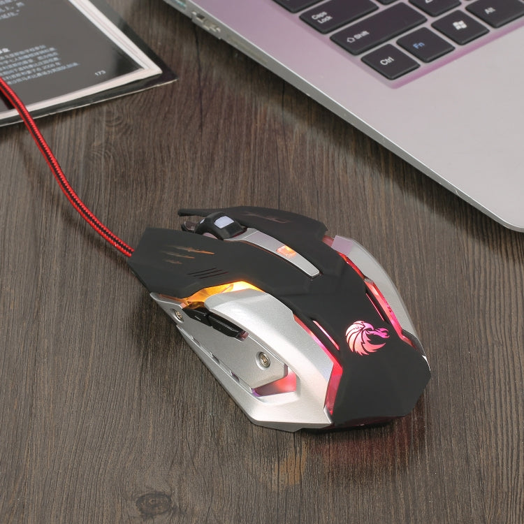 HXSJ S100 6 Keys Colorful Luminous Wired Gaming Mouse -  by HXSJ | Online Shopping UK | buy2fix