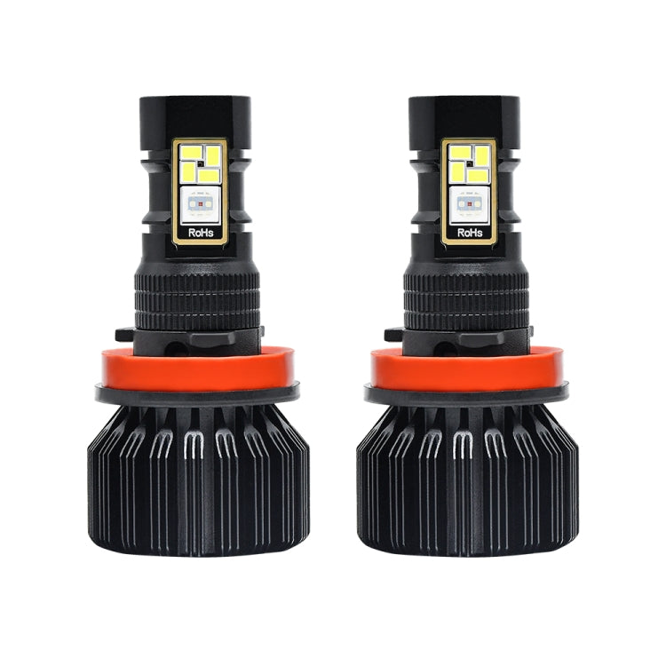 EV23 1 Pair H11 60W / 15000LM / DC 9-16V IP68 Waterproof Car RGB Fog Light - In Car by buy2fix | Online Shopping UK | buy2fix